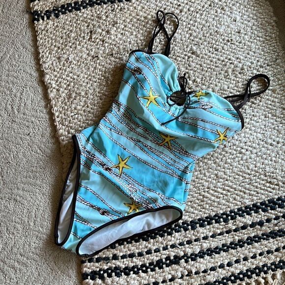 Vintage Classic Anne Cole One Piece Starfish Swimwear - Picture 14 of 14